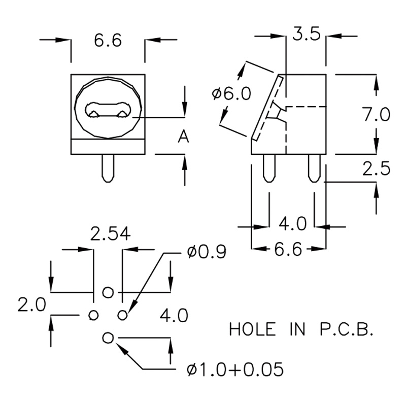 LED Lens Holder LS-LT5-3T-1